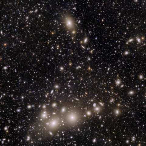 Космический телескоп «Евклид» сделал уникальные кадры 100 000 галактик в 240 млн световых лет от Земли